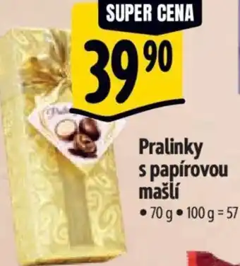 Pralinky s papírovou mašlí