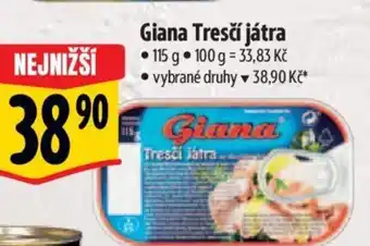 Albert Giana Tresčí játra nabídka