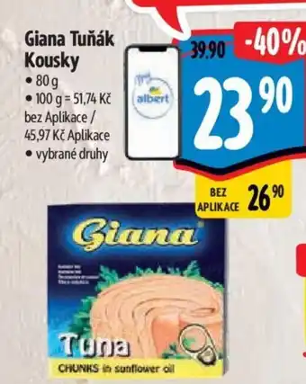 Albert Giana Tuňák Kousky nabídka