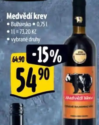 Albert Medvědí krev nabídka