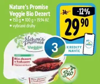 Albert Nature's Promise Veggie Bio Dezert nabídka