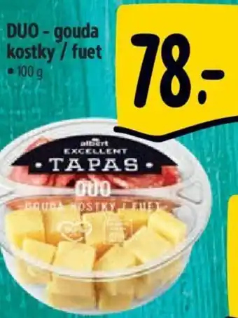 Albert DUO-gouda kostky/fuet nabídka