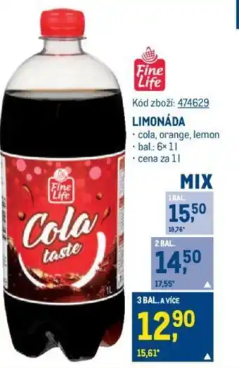 Makro LIMONÁDA nabídka