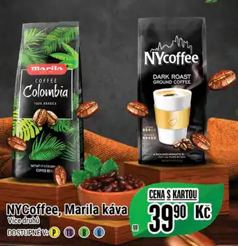 Tamda Foods NYCoffee, Marila káva nabídka