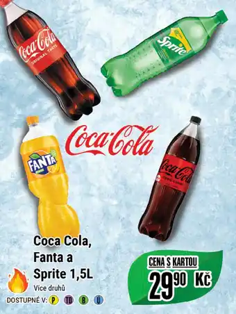 Tamda Foods Coca Cola, Fanta a Sprite 1,5L nabídka