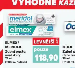 Kaufland Elmex zubní pasta nabídka