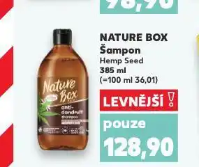 Kaufland Nature box šampon nabídka