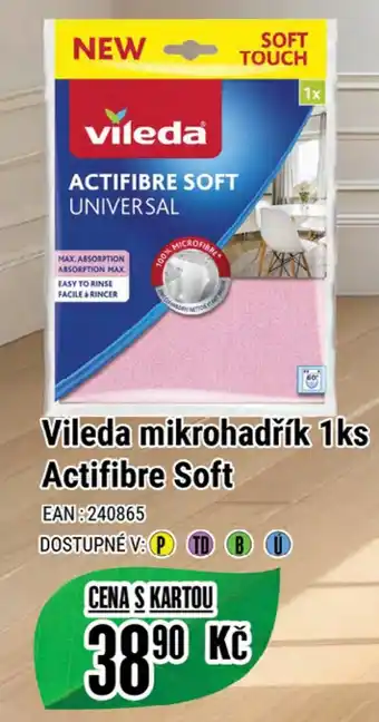 Tamda Foods Vileda mikrohadřík 1ks Actifibre Soft nabídka