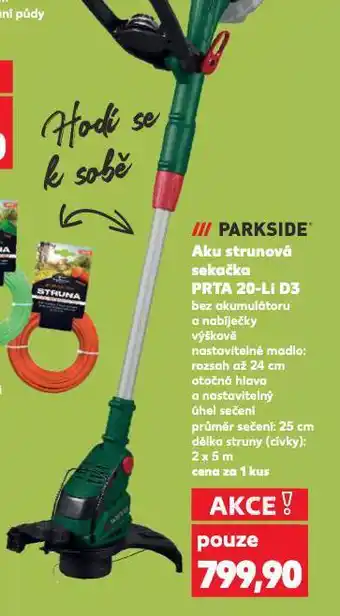 Kaufland Aku strunová sekačka nabídka