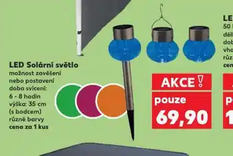 Kaufland Led solární světlo nabídka