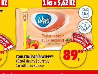 Penny Market Wippy toaletní papír nabídka