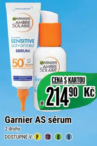 Tamda Foods Garnier AS sérum nabídka