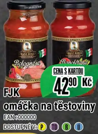 Tamda Foods FJK omáčka na těstoviny nabídka