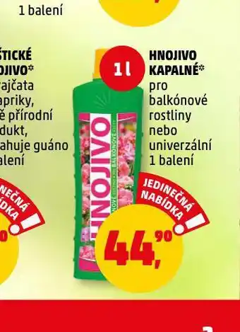 Penny Market Hnojivo kapalné nabídka