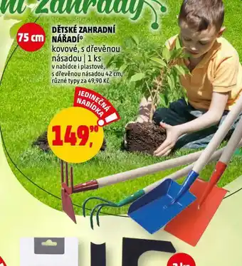 Penny Market Dětské zahradní nářadí nabídka