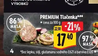 Albert Premium tlačenka nabídka