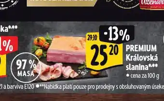 Albert Premium královská slanina nabídka