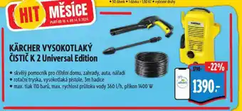 Albert Kärcher vysokotlaký čistič k 2 universal edition nabídka