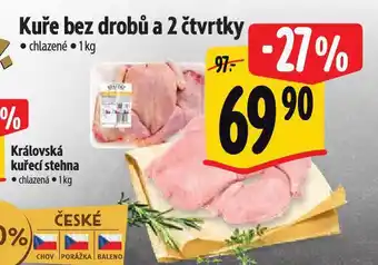 Albert Kuře bez drobů a 2 čtvrtky nabídka