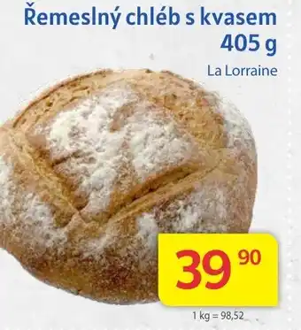 Kubík potraviny Řemeslný chléb s kvasem 405 g nabídka