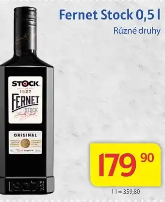 Kubík potraviny Fernet Stock 0,5L nabídka