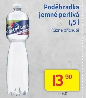 Poděbradka jemně perlivá 1,5L