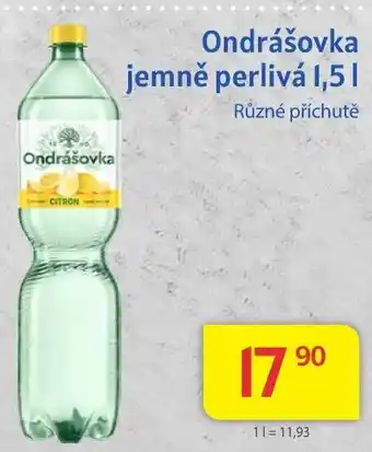Kubík potraviny Ondrášovka jemně perlivá 1,5L nabídka