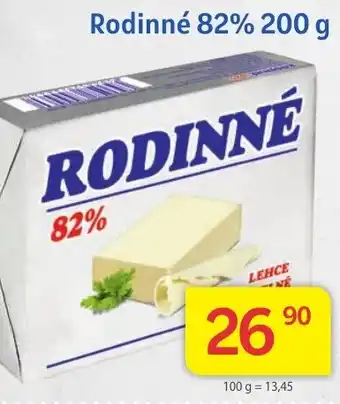 Kubík potraviny Rodinné 82% 200 g nabídka