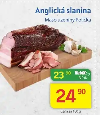 Kubík potraviny Anglická slanina nabídka
