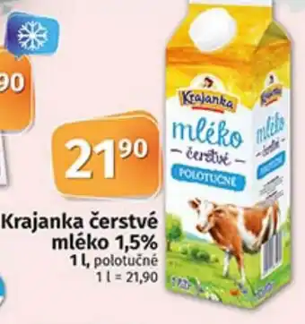 COOP TIP Krajanka čerstvé mléko 1,5% 1 L nabídka