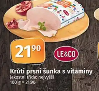 COOP TIP Krůtí prsní šunka s vitamíny nabídka