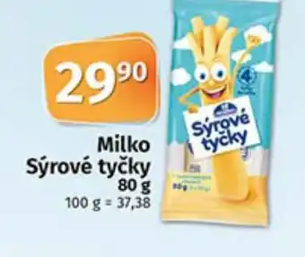 COOP TIP Milko Sýrové tyčky 80 g nabídka