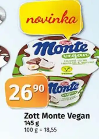 COOP TIP Zott Monte Vegan 145 g nabídka