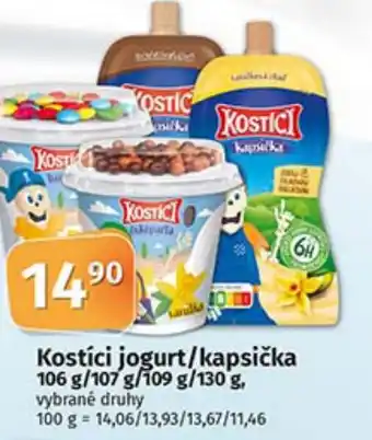 COOP TIP Kostici jogurt/kapsička 106 g/107 g/109 g/130 g nabídka