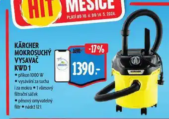 Albert Karcher mokrosuchý vysavač nabídka