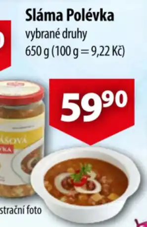 CBA Sláma Polévka nabídka
