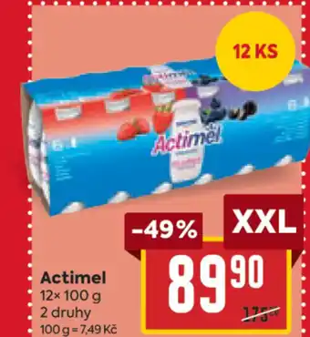 Billa Actimel nabídka