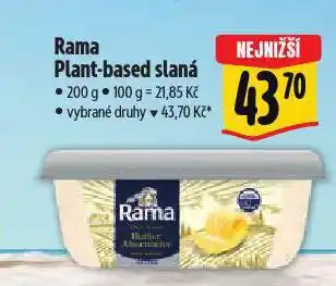 Albert Rama plant based nabídka