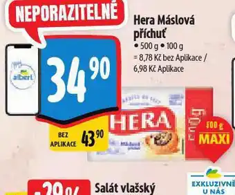 Albert Hera máslová příchuť nabídka
