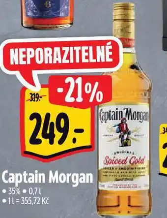Albert Captain morgan spiced gold nabídka