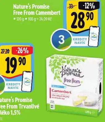 Albert Free from camembert nabídka