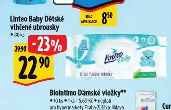 Albert Linteo baby dětské vlhčené ubrousky nabídka