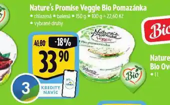 Albert Veggie bio pomazánka nabídka