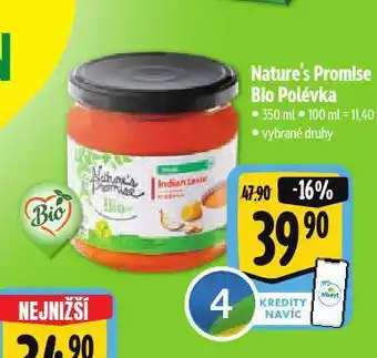 Albert Bio polévka nabídka