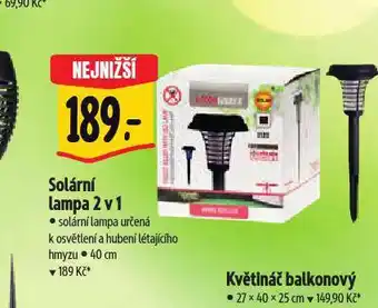 Albert Solární lampa nabídka