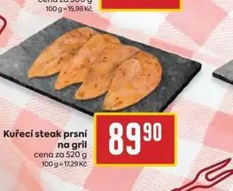 Billa Kuřecí steak prsní na gril nabídka