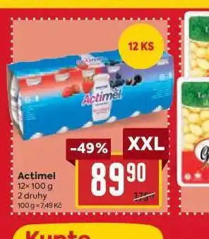Billa Actimel nabídka