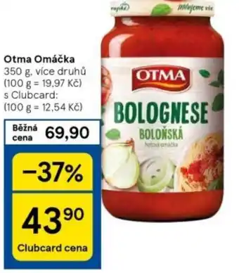 Tesco Otma Omáčka nabídka