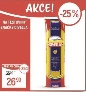 Globus NA TĚSTOVINY ZNAČKY DIVELLA nabídka