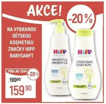 Globus NA VYBRANOU DĚTSKOU KOSMETIKU ZNAČKY HIPP BABYSANFT nabídka